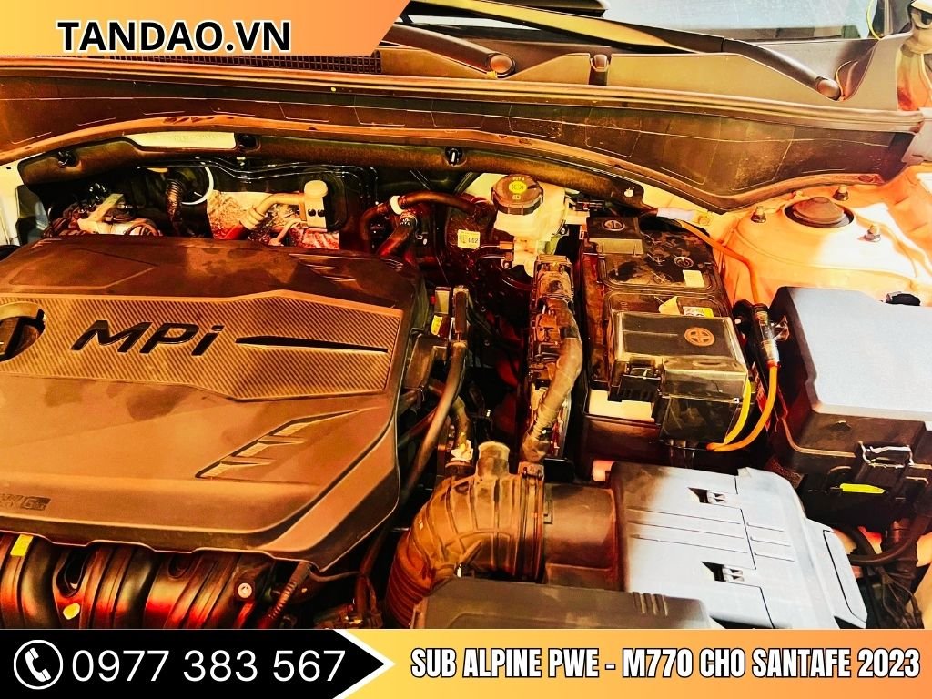Sub Alpine PWE-M770 Cho Santafe 2023
