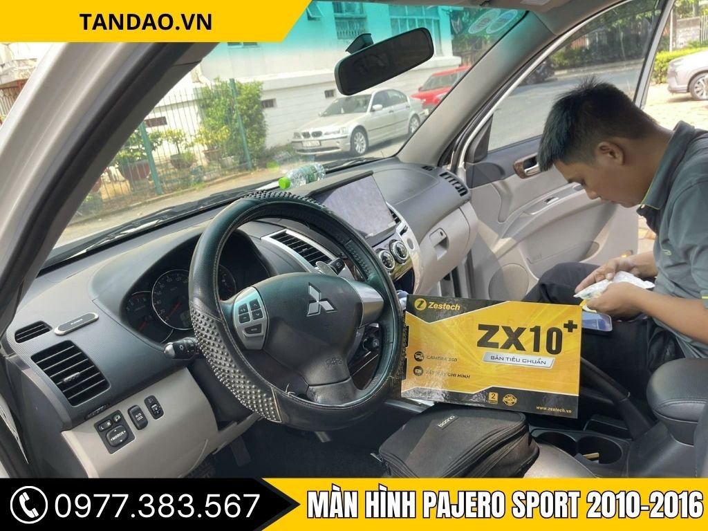 Hình Ảnh Màn Hình Pajero Sport 2010, 2011, 2012, 2013, 2014, 2015, 2016