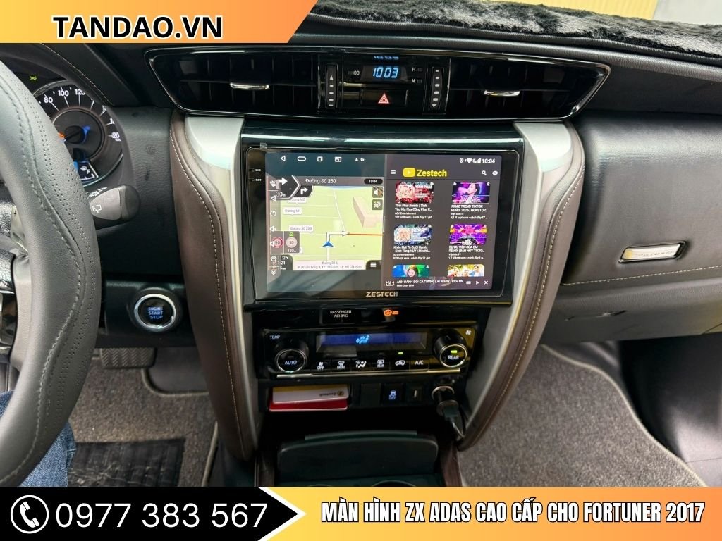 Màn Hình ZX ADAS Cao Cấp Cho Fortuner 2017