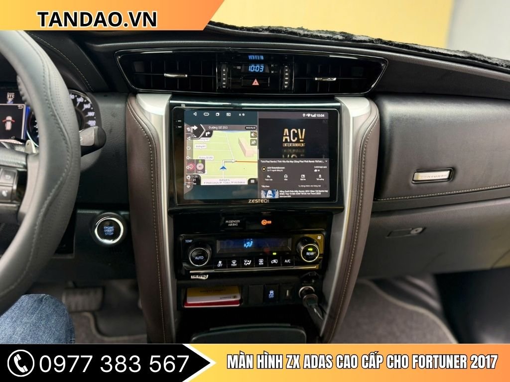 Màn Hình ZX ADAS Cao Cấp Cho Fortuner 2017