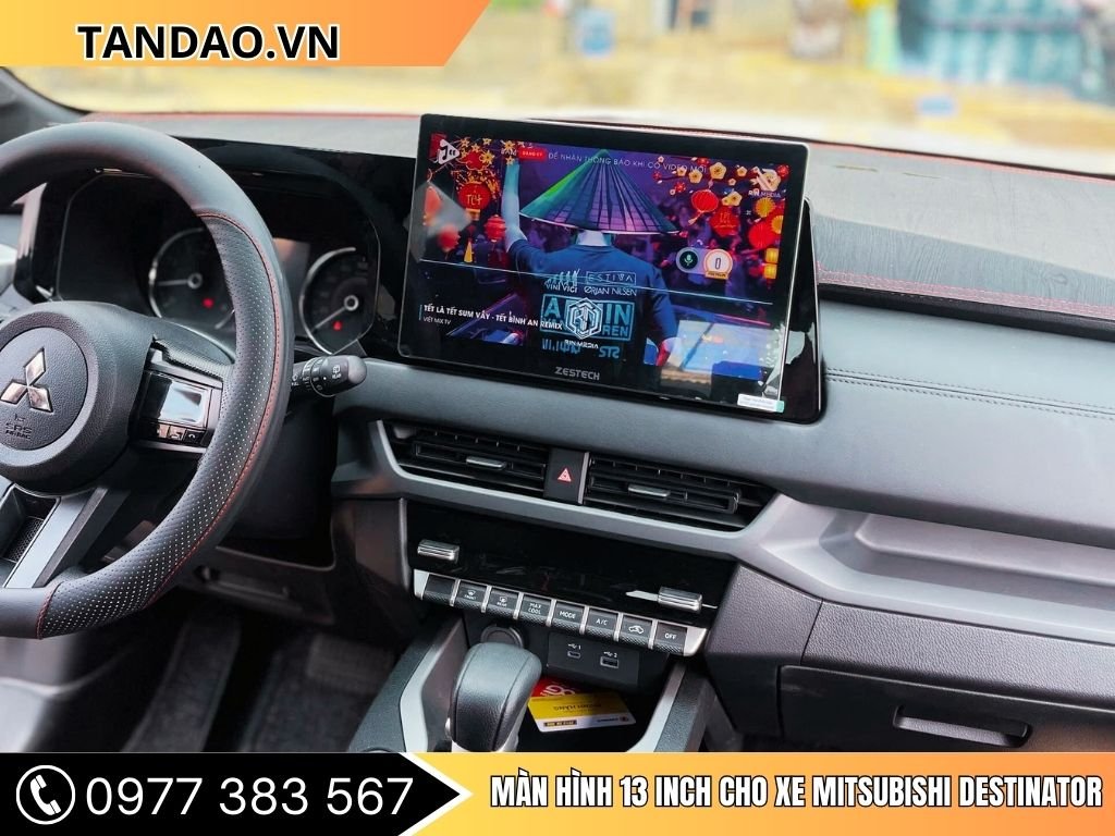 Màn Hình 13 Inch Cho Xe Mitsubishi Destinator