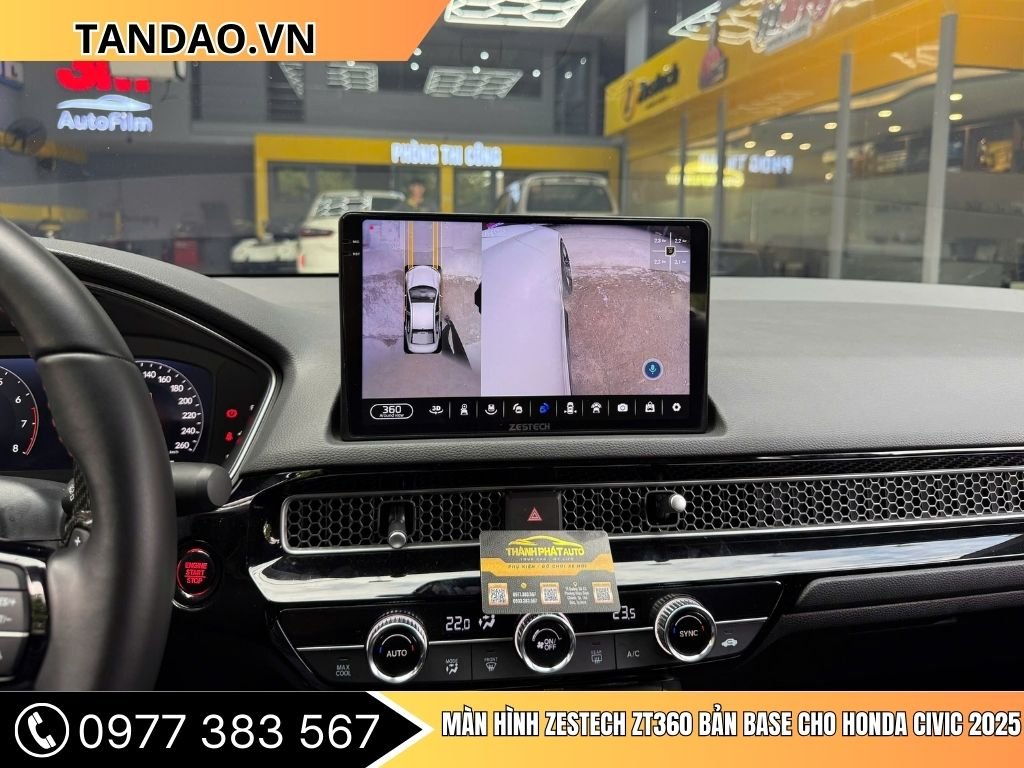 Màn Hình Zestech ZT360 Bản Base Cho Honda Civic 2025