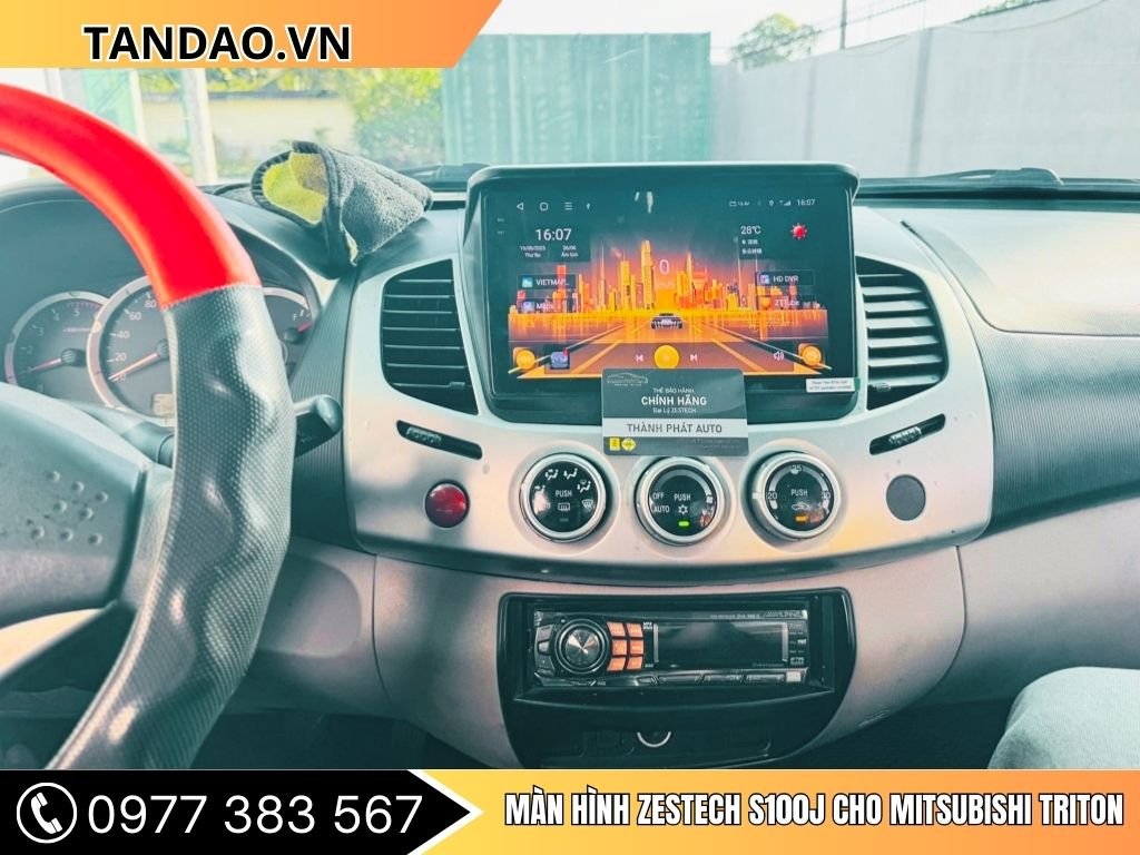 Màn Hình Zestech S100J Cho Mitsubishi Triton