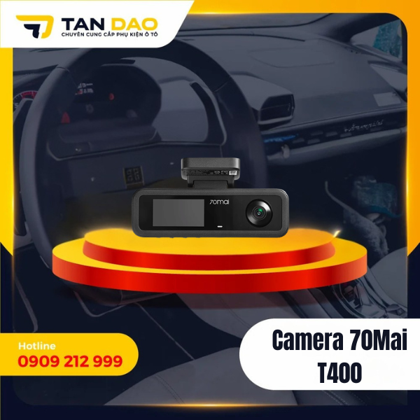 Camera Hành Trình 70MAI T400 – Ghi Hình 3 Mắt Nhỏ Gọn, Dễ Dùng