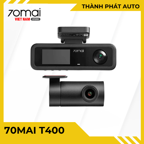 Camera Hành Trình 70MAI T400 – Ghi Hình 3 Mắt Nhỏ Gọn, Dễ Dùng