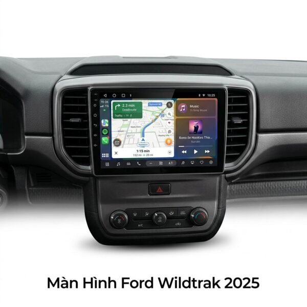 Màn Hình Android Ford Wildtrak 2025 Cao Cấp Lắp Đặt Tận Nơi