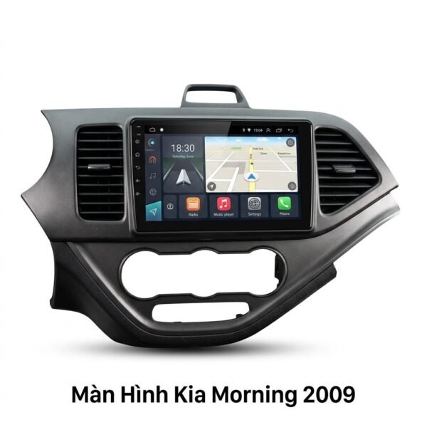 Màn Hình Android Kia Morning 2009 Lắp Đặt Tận Nơi Uy Tín