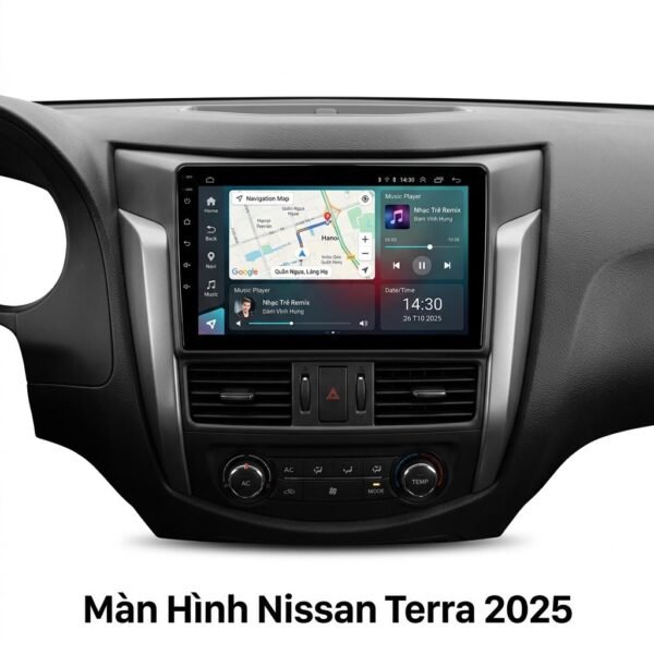 Màn Hình Android Nissan Terra 2025 Chính Hãng – Lắp Đặt Tận Nơi TPHCM