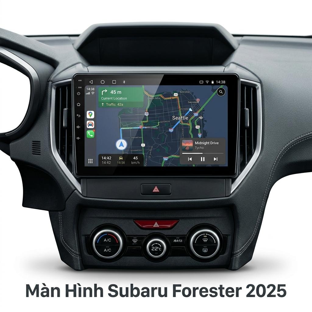 Màn Hình Android Subaru Forester 2025 Chính Hãng – Lắp Đặt Tận Nơi TPHCM chính hãng