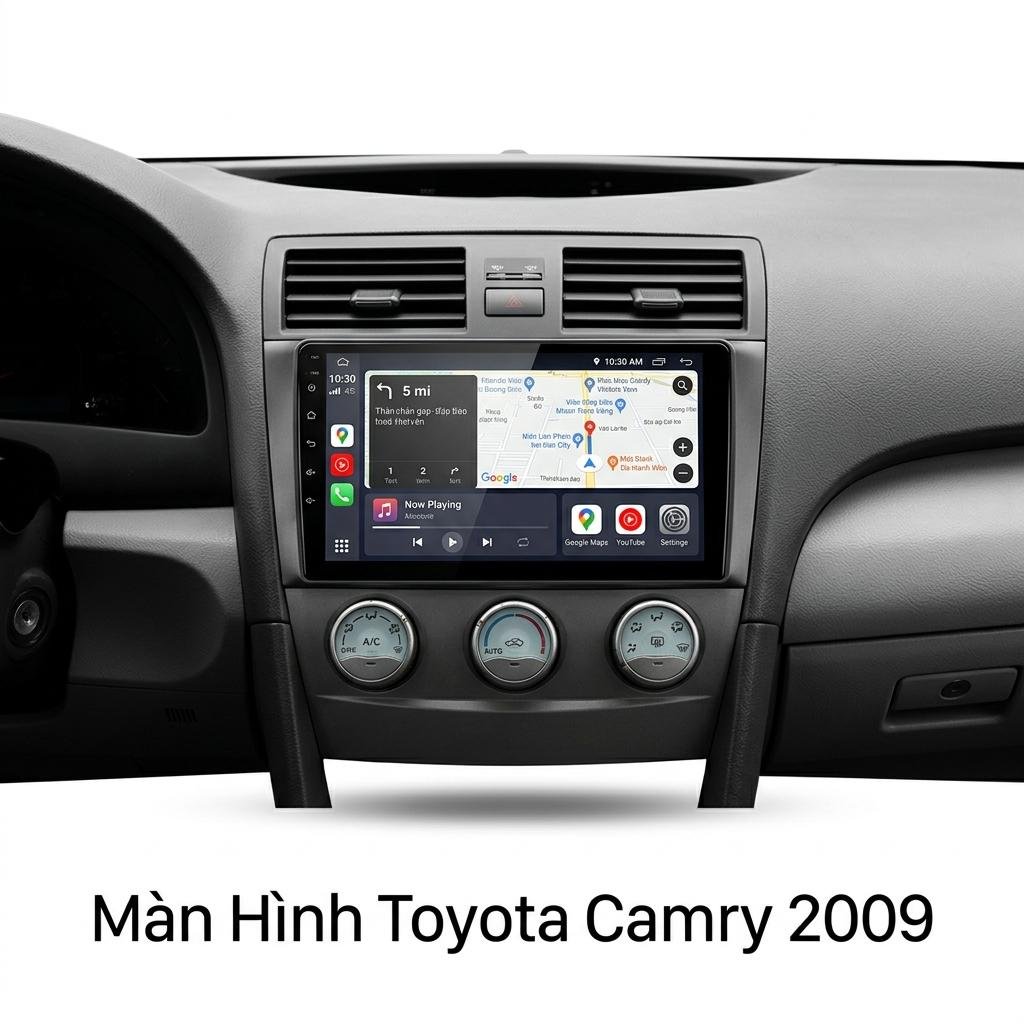 Màn Hình Android Toyota Camry 2009 Lắp Đặt Tận Nơi Uy Tín chính hãng