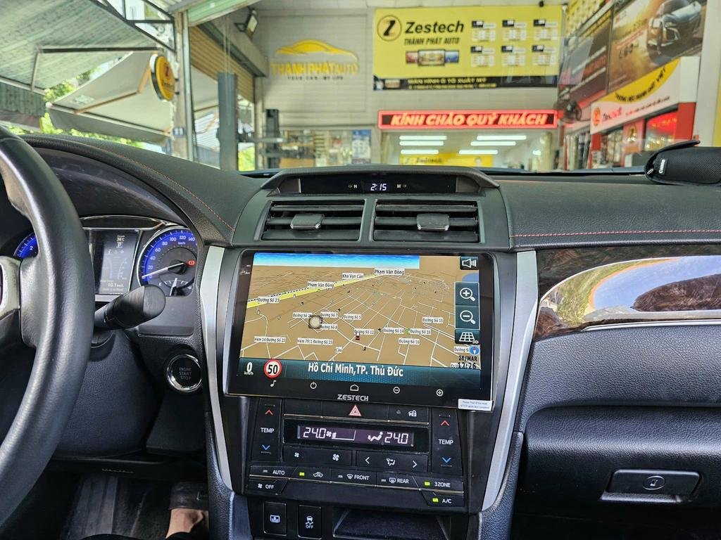 Màn Hình Android Toyota Camry 2015 Lắp Đặt Tận Nơi Uy Tín chính hãng 3
