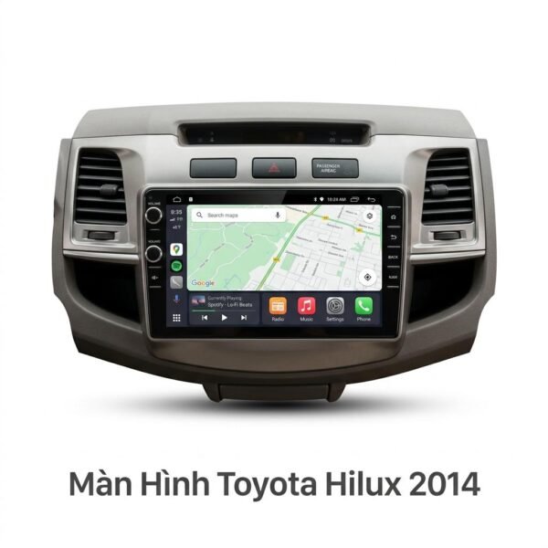 Màn Hình Android Toyota Hilux 2014 Cao Cấp Hỗ Trợ Lắp Đặt Tận Nơi