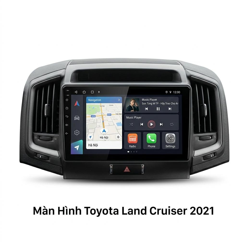Màn Hình Android Toyota Land Cruiser 2021 Cao Cấp Lắp Đặt Tận Nơi chính hãng