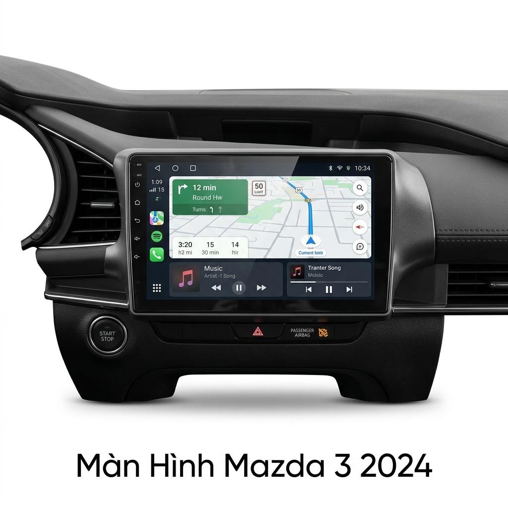 Màn Hình Android Zestech Cho Mazda 3 2024 Lắp Đặt Tận Nơi Uy Tín chính hãng