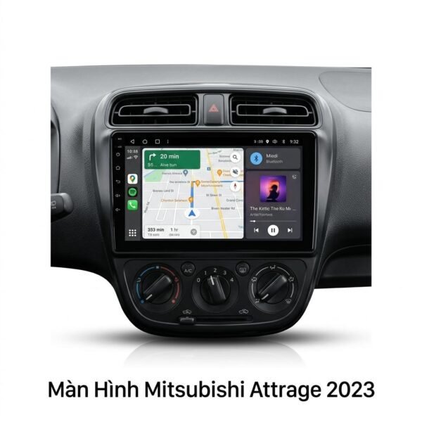Màn Hình Mitsubishi Attrage 2023 Chính Hãng - Lắp Đặt Tận Nơi Uy Tín
