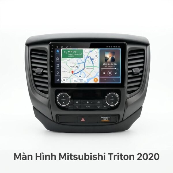 Màn Hình Mitsubishi Triton 2020 Cao Cấp Lắp Đặt Tận Nơi TPHCM