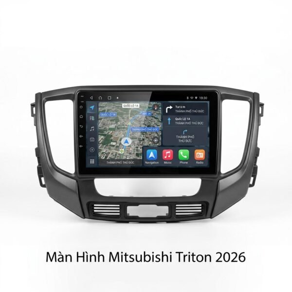 Màn Hình Mitsubishi Triton 2026 Android Cao Cấp Lắp Đặt Tận Nơi