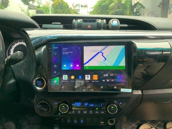 Màn Hình Toyota Hilux 2022 Android Cấu Hình Mạnh Lắp Đặt Tận Nơi Uy Tín