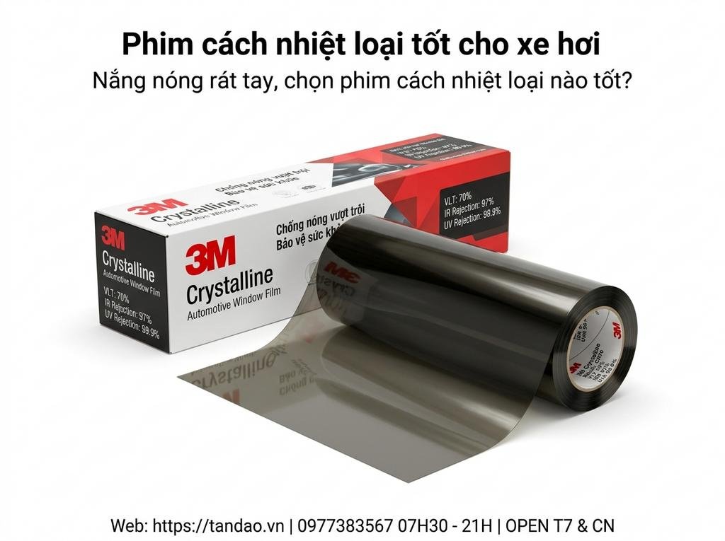 Nắng nóng rát tay, chọn phim cách nhiệt loại nào tốt?