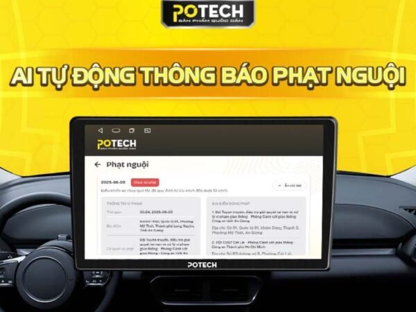 AI tự động thông báo phạt nguội