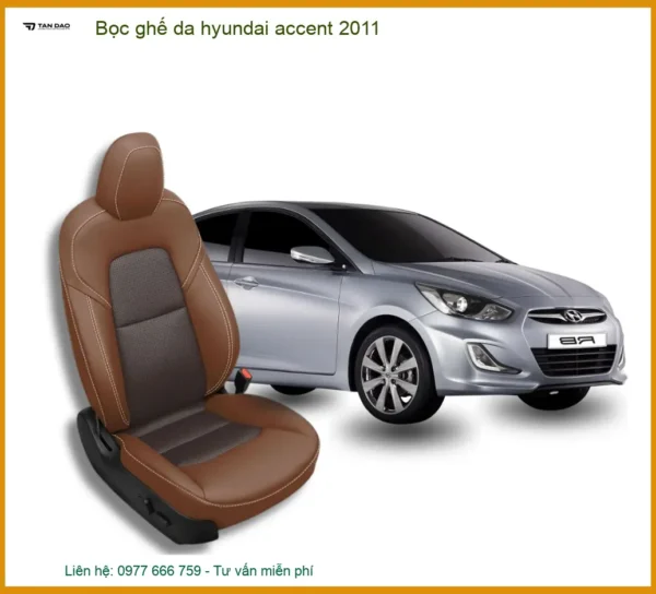 Bọc Ghế Da Hyundai Accent 2011: Nâng Cấp Nội Thất Sang Trọng Và Thoáng Khí