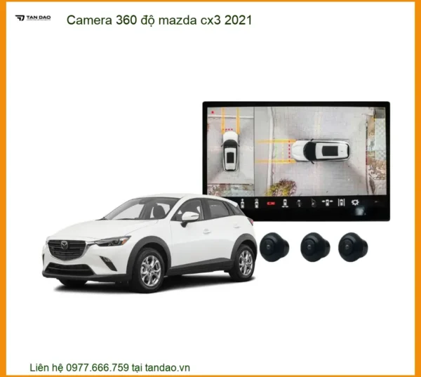 Camera 360 Độ Mazda Cho Xe Mazda Cx3 2021 - Lắp Đặt Chính Hãng Tại Thành Phát Auto