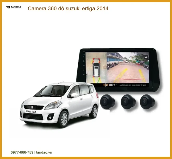 Lắp Camera 360 Độ Suzuki Cho Suzuki Ertiga 2014 Chính Hãng - Thành Phát Auto