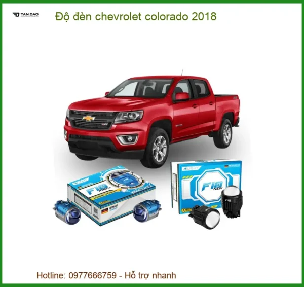 Độ Đèn Chevrolet Colorado 2018 Chính Hãng - Tăng Sáng An Toàn