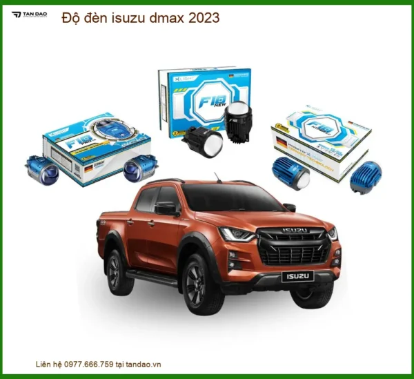 Độ Đèn Isuzu D-max 2023 Chính Hãng - Nâng Cấp Ánh Sáng Chuyên Nghiệp