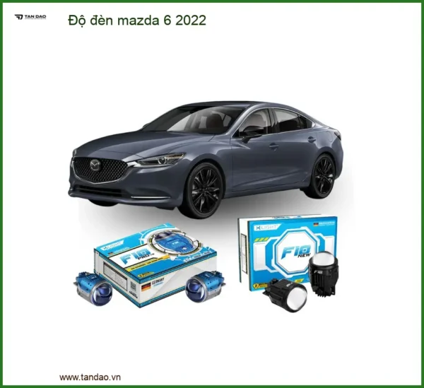 Dịch Vụ Độ Đèn Mazda 6 2022 Tăng Sáng An Toàn, Giữ Zin Tại Thành Phát Auto