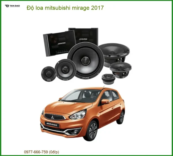 Độ Loa Mitsubishi Mirage 2017 - Nâng Cấp Hệ Thống Âm Thanh Hay, Zin Xe