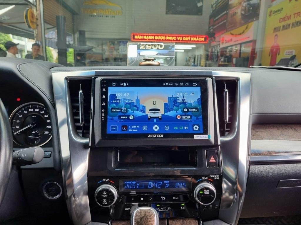 Màn Hình Android Toyota Alphard 2016 Lắp Đặt Tận Nơi Uy Tín chính hãng 3