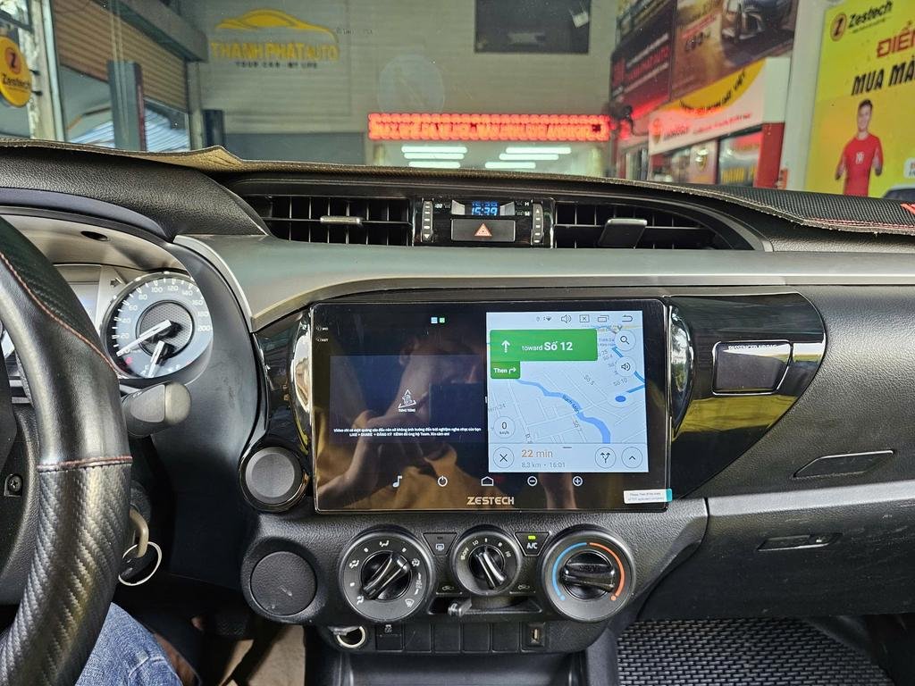 Màn Hình Toyota Hilux 2021 Android Cao Cấp Lắp Đặt Tận Nơi chính hãng 1