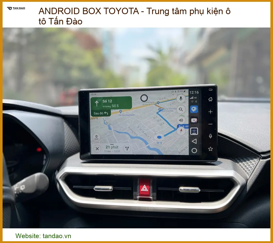 Android Box Toyota: Giải Pháp Nâng Cấp Màn Hình Zin Thông Minh Tại Tấn Đào Auto