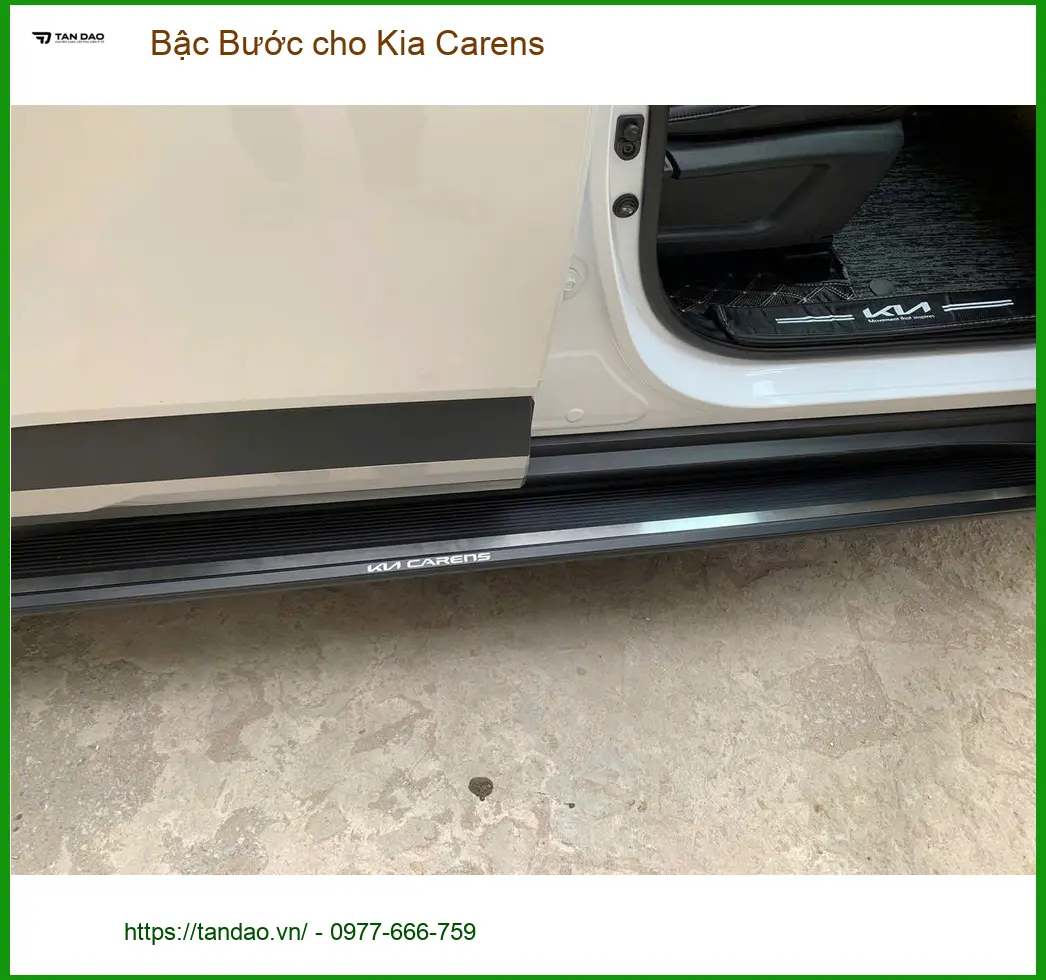 Anh Minh lắp Bậc Bước cho Kia Carens tại Quận 9 để tiện lên xuống cho người lớn tuổi ảnh thực tế 2
