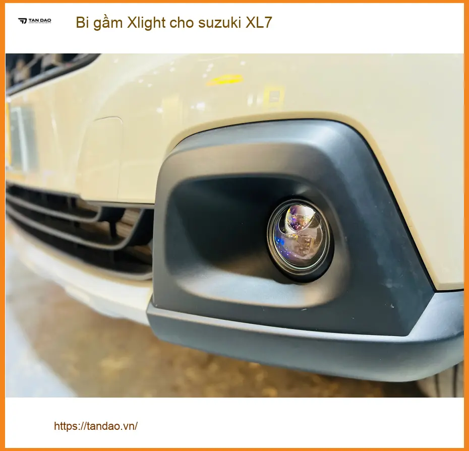 Anh Khoa lắp bi gầm Xlight cho Suzuki XL7 tại Quận Nhà Bè vì đèn zin quá yếu khi đi đêm