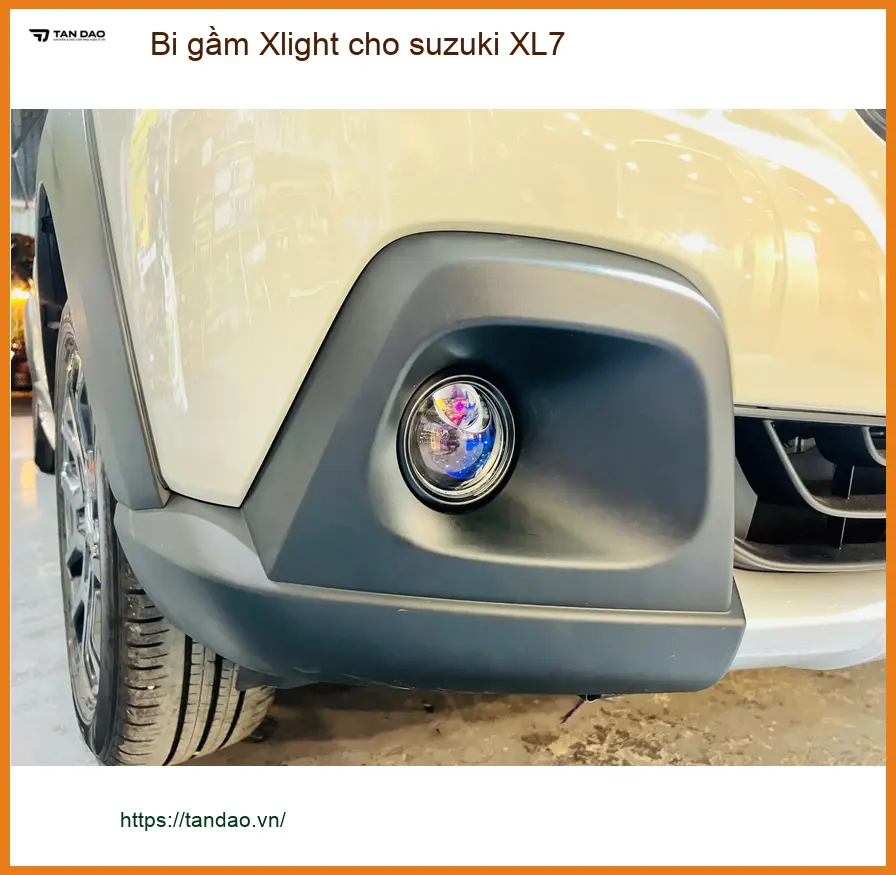Anh Minh lắp bi gầm Xlight cho Suzuki XL7 tại Quận 11 vì đèn zin quá yếu khi trời tối ảnh thực tế 3