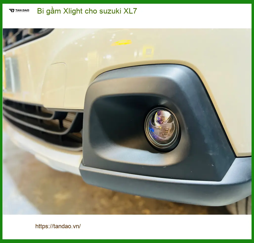 Anh Tấn lắp bi gầm Xlight cho Suzuki XL7 tại Cần Giờ vì đèn zin yếu