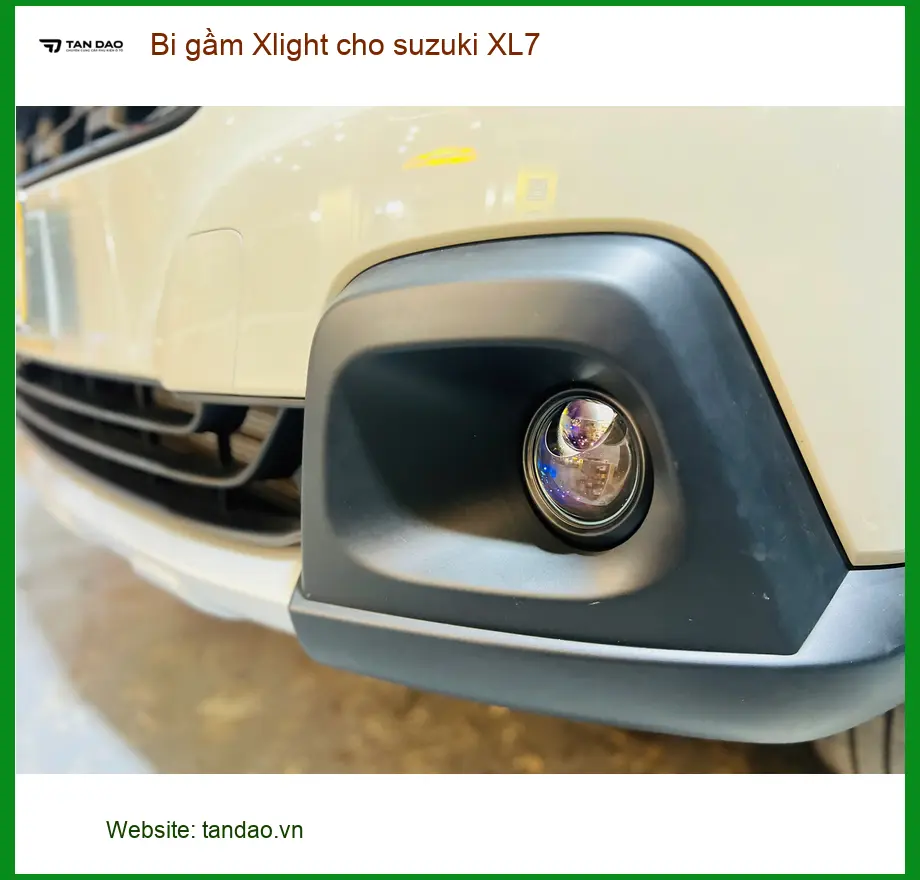 Chú Tùng lắp bi gầm Xlight cho Suzuki XL7 ở Bình Chánh tăng sáng xe ảnh thực tế 2