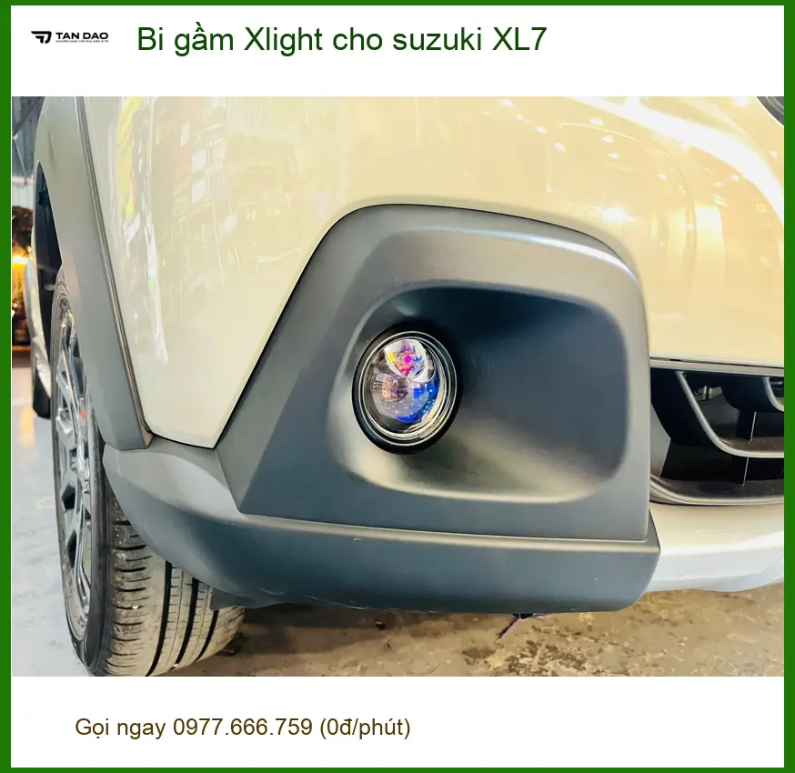 Chú Sơn lắp Bi gầm Xlight cho Suzuki XL7 tại Quận 9 vì đèn zin quá yếu ảnh thực tế 2