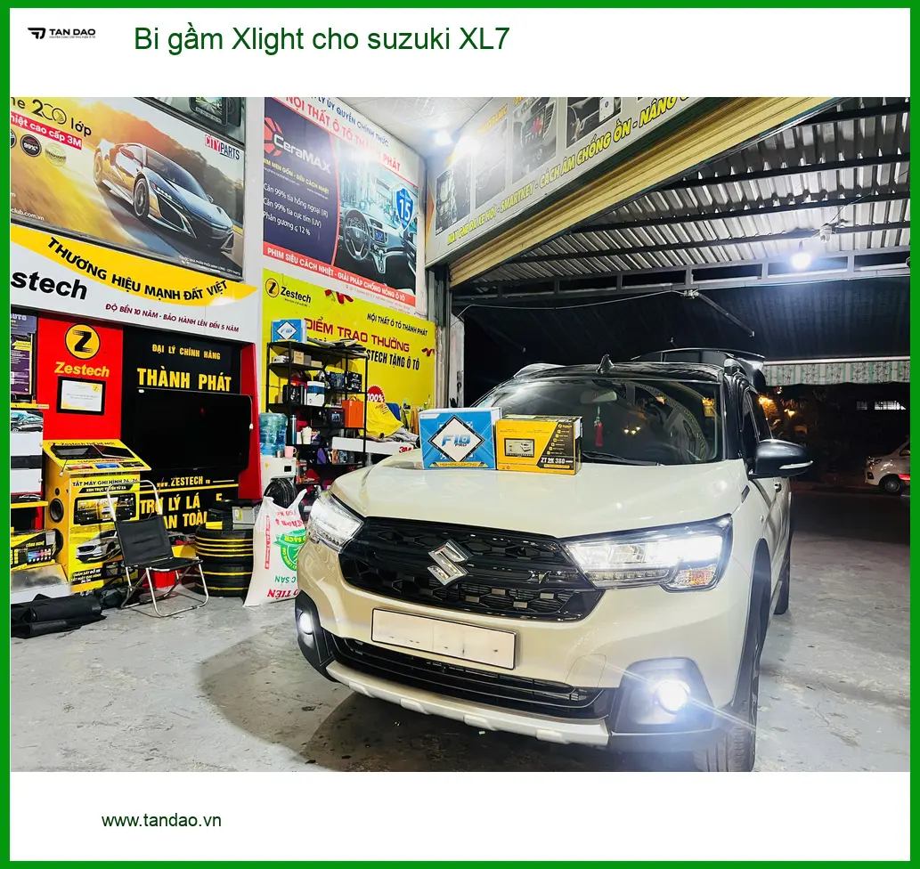 Anh Lộc nâng cấp bi gầm Xlight cho Suzuki XL7 tại Thủ Đức vì đèn zin yếu khi đi đêm