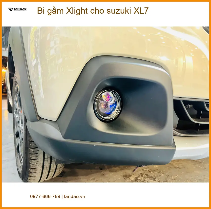 Anh Lộc nâng cấp bi gầm Xlight cho Suzuki XL7 tại Thủ Đức vì đèn zin yếu khi đi đêm ảnh thực tế 2