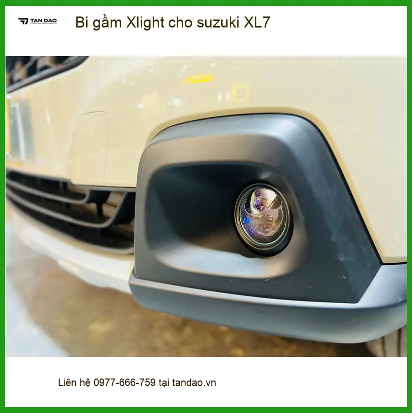 Anh Khôi độ bi gầm Xlight cho Suzuki XL7 tại Quận 2 vì đèn zin không đủ sáng khi đi đêm ảnh thực tế 3