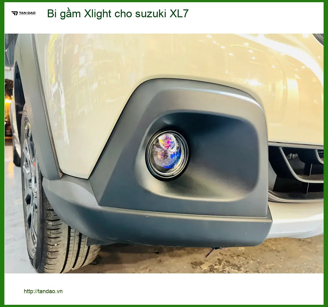 Anh Khôi độ bi gầm Xlight cho Suzuki XL7 tại Quận 2 vì đèn zin không đủ sáng khi đi đêm ảnh thực tế 4
