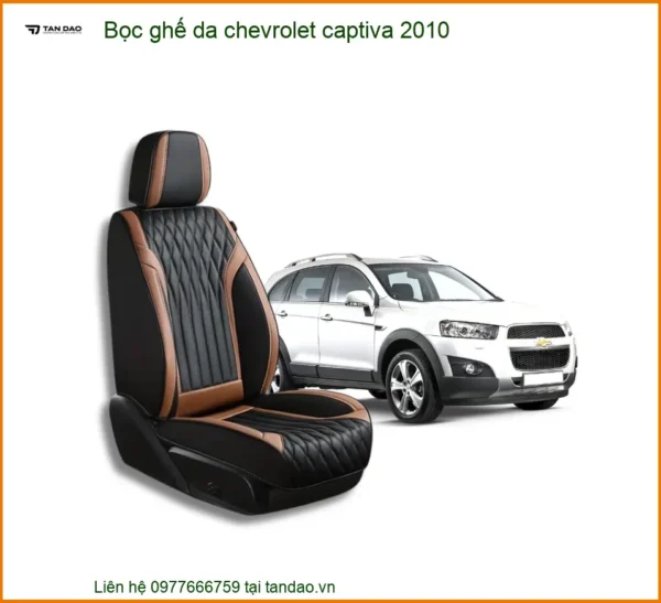Bọc ghế da Chevrolet Captiva 2010 - Trung Tâm Lắp Đặt Uy Tín TPHCM