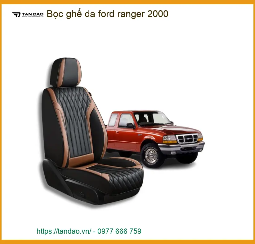 Bọc Ghế Da Cao Cấp Ford Ranger 2000 - Địa Chỉ Lắp Đặt Uy Tín TPHCM