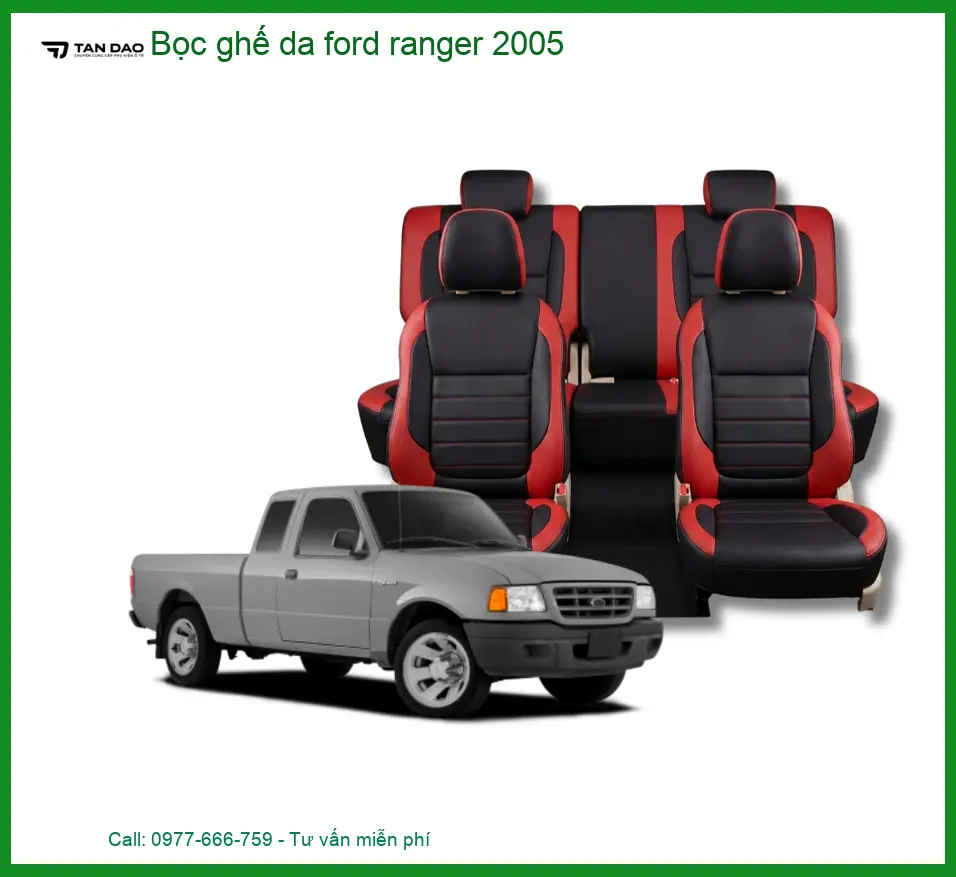 Bọc Ghế Da Ford Ranger 2005 - Trung Tâm Lắp Đặt Chính Hãng TPHCM