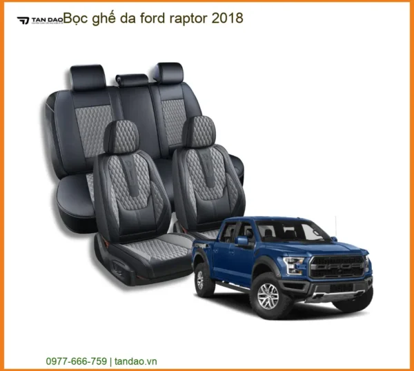 Bọc Ghế Da Ford Raptor 2018 Cao Cấp - Địa Chỉ Lắp Đặt Uy Tín TPHCM
