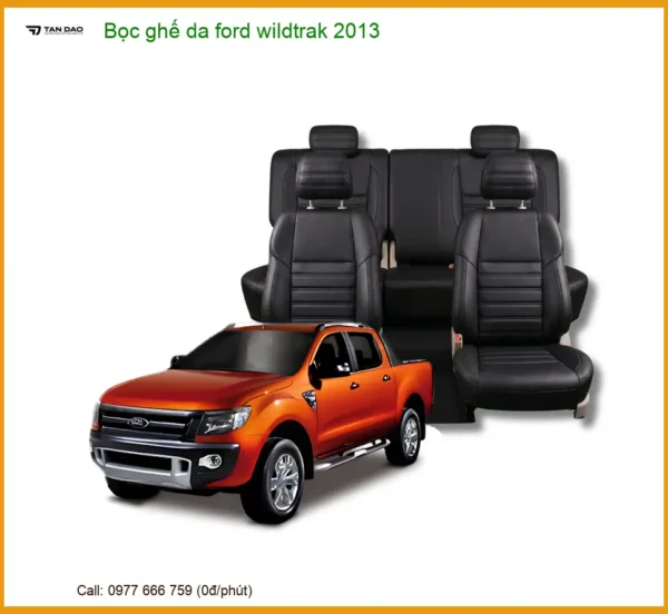 Bọc Ghế Da Ford Wildtrak 2013 - Địa Chỉ Lắp Đặt Uy Tín TPHCM