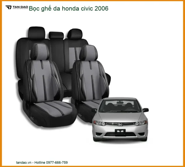 Bọc Ghế Da Honda Civic 2006 - Địa Chỉ Gắn Ghế Da Uy Tín Giá Tốt TPHCM